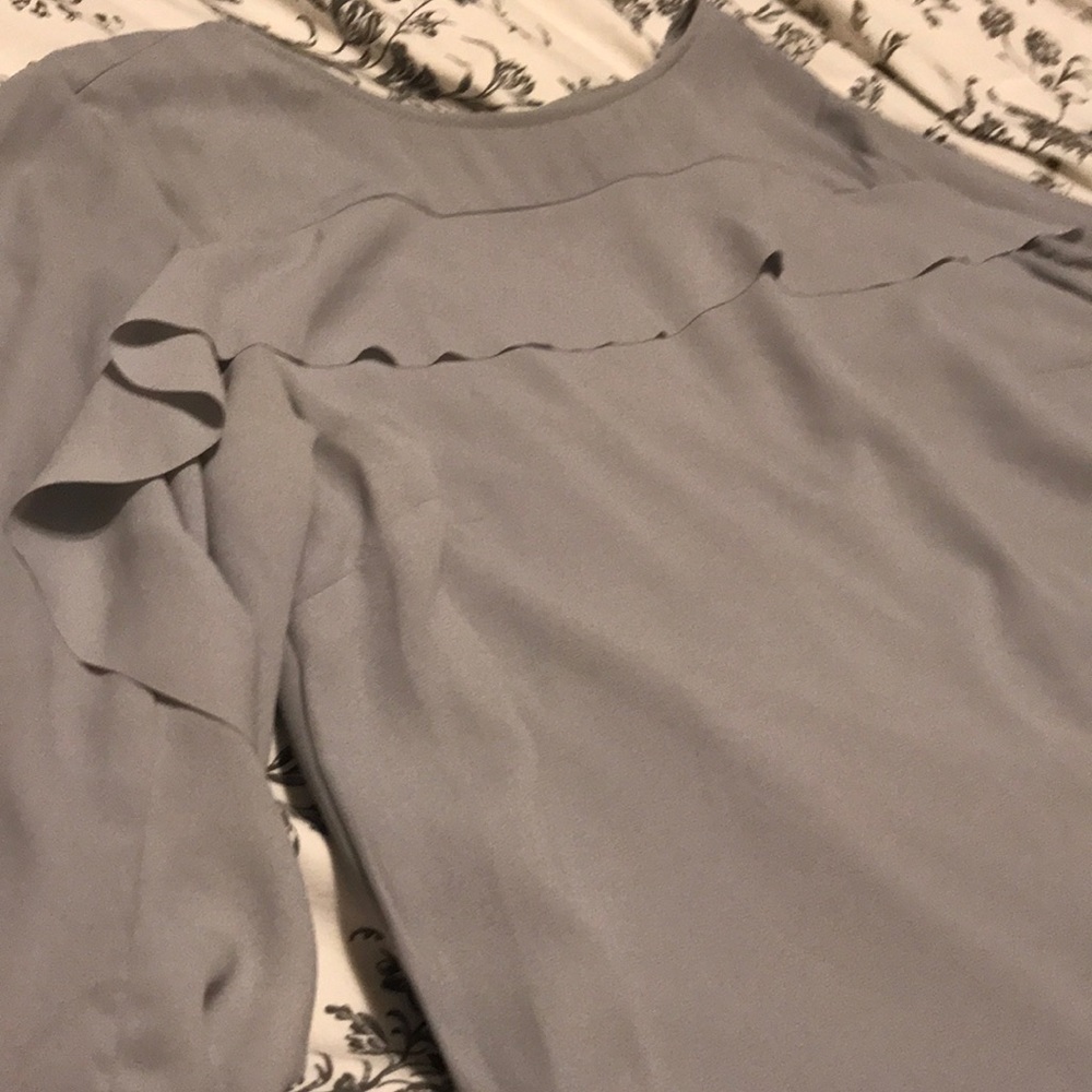 Blue Grey Banana Republic Dress w/ POCKETS!!!